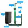Silent Fish Tank Pneumatic Filter Pneumatic Bio Sponge Filter Oxygen Filtration Pump  Aquarium