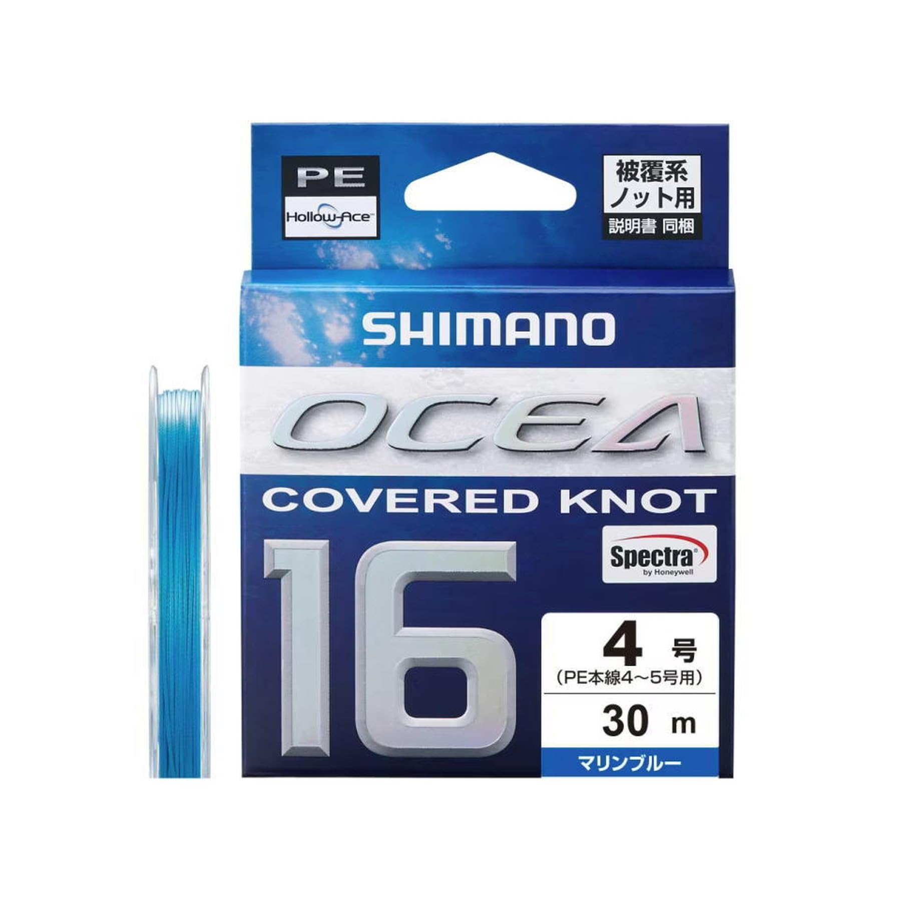 

Shimano PE Line Ocea Covered Knot 16 PE 30m Marine Blue LD-A21Y #4