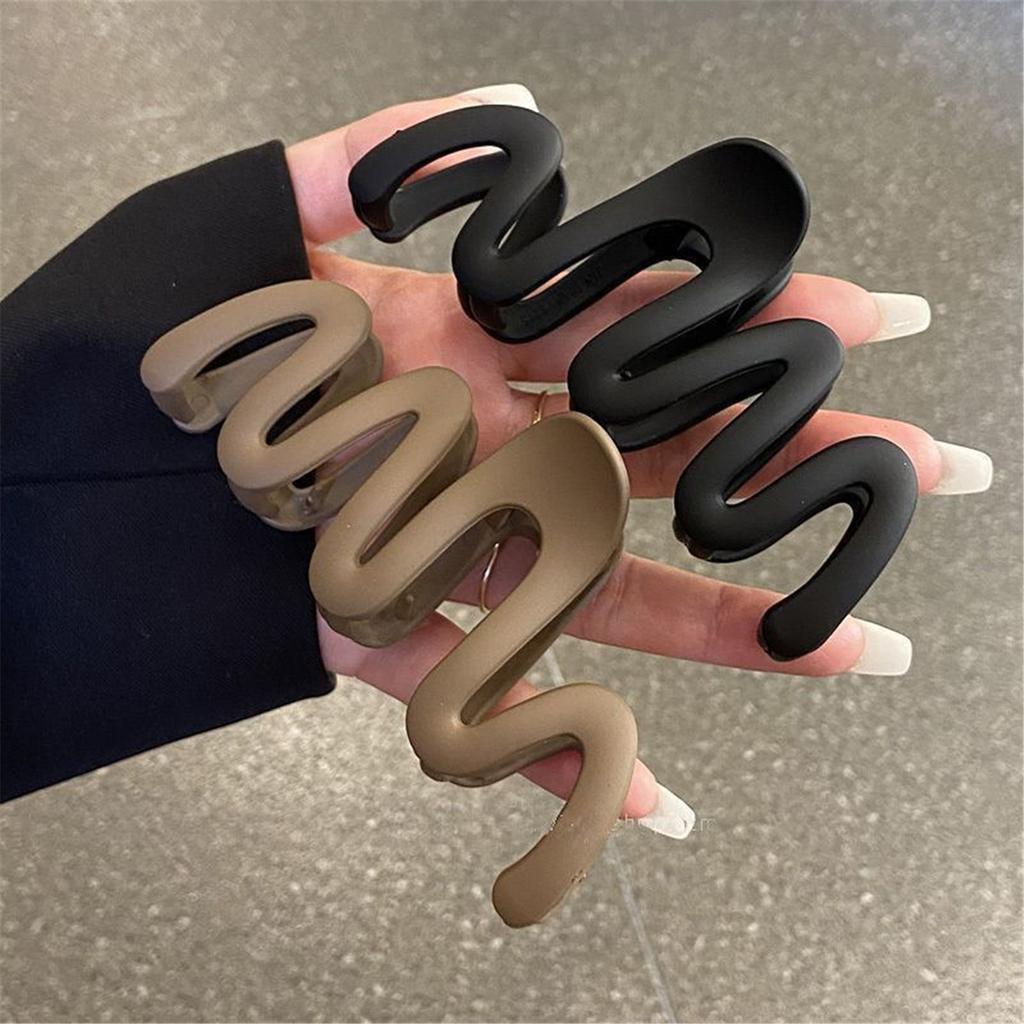 Presilha de Cabelo Garra Clipe Grande Acessório de Cabeça Presilha de Cabelo Garra Elegante Suporte de Cabelo Largo Presilhas Grampo de Cabelo Fixação Forte para Meninas