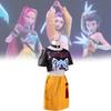 Kpop Demon Hunters Cosplay Costume For Stage Performance In Polyester Material