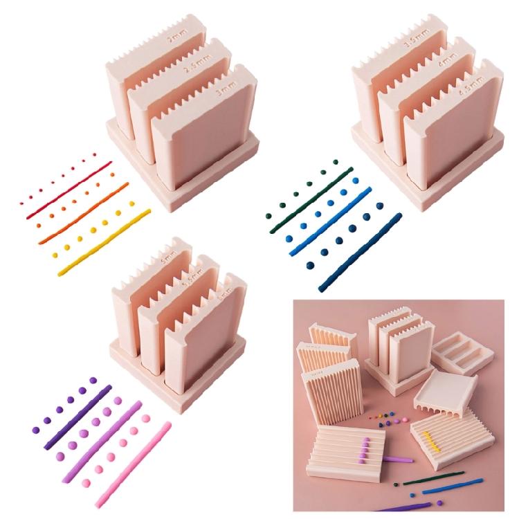 Easy To Clean Clay Styling Instrument Professional Polymer Clay Bead Roller With Comfortable Grip Jewelry Making Tool