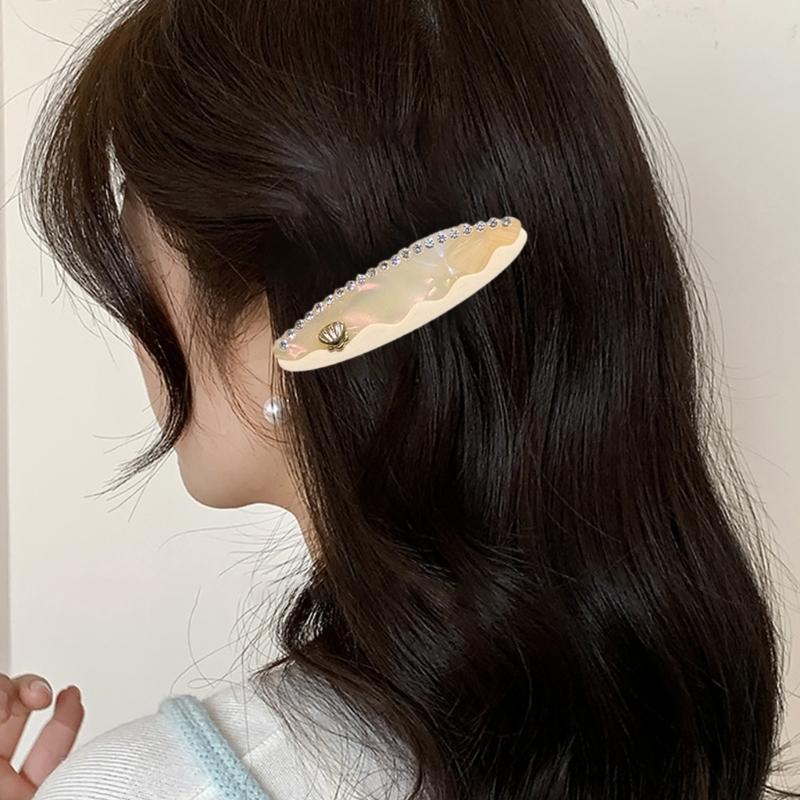 Acetate Heart Shaped Hair Clip Fashion French Hair Barrettes Summer Hairpin Beach Vacation Hair Accessories for Women