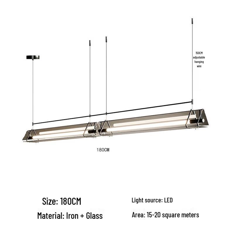 NuFeng Modern Minimalist Long Strip Dining Pendant Light