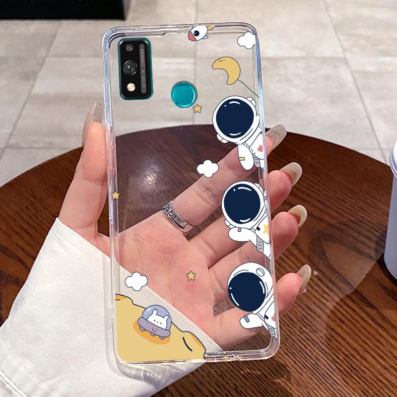 Jelly Casing For Honor 9X Lite 9XLite Capa Coque Clear Silicone Soft TPU Back Cover Cute Cat Rabbit Heart Protective Case Fundas