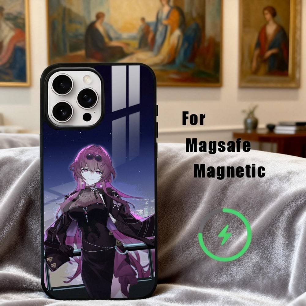 

K-Kafka H-Honkai S-Star R-Rail Phone Case For iPhone17,16,15,14,13,12,11 Plus,Pro Max Magnetic For Magsafe Wireless Charging iPhone17Pro