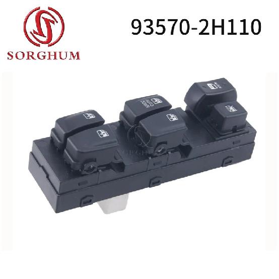 SORGHUM 93570-2H110 For Hyundai Elantra 2007-2010 Front Left Driver Side Master Window Switch Lifter Control Button 935702H110