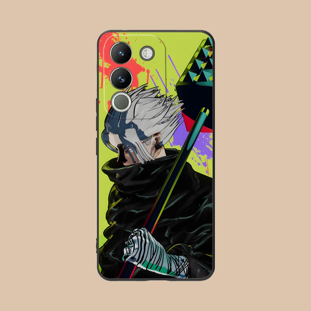 Sakamoto Days Gaku Phone Case for VIVO Y77 76 75 74 73 72 58 56 55 51 50 38 36 Y19 Y18 Y03 Y01 5G Colorful Printing Cover Luxury