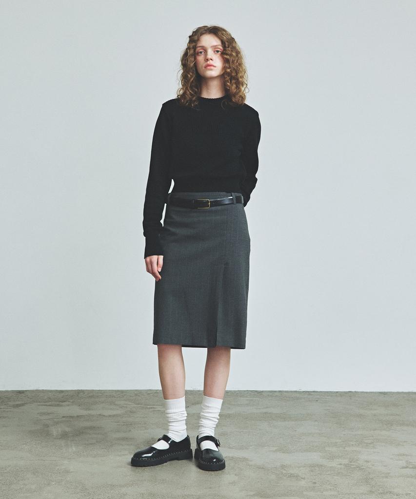 KNITTED (W) Minimal And Round Knit Black