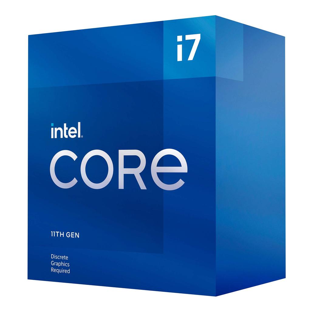 Intel Core Desktop-prosessor 8 kjerner opptil GHz LGA1200 500-serien Velg 400-serien 65W i7-11700F 4.9 (Intel og brikkesett)