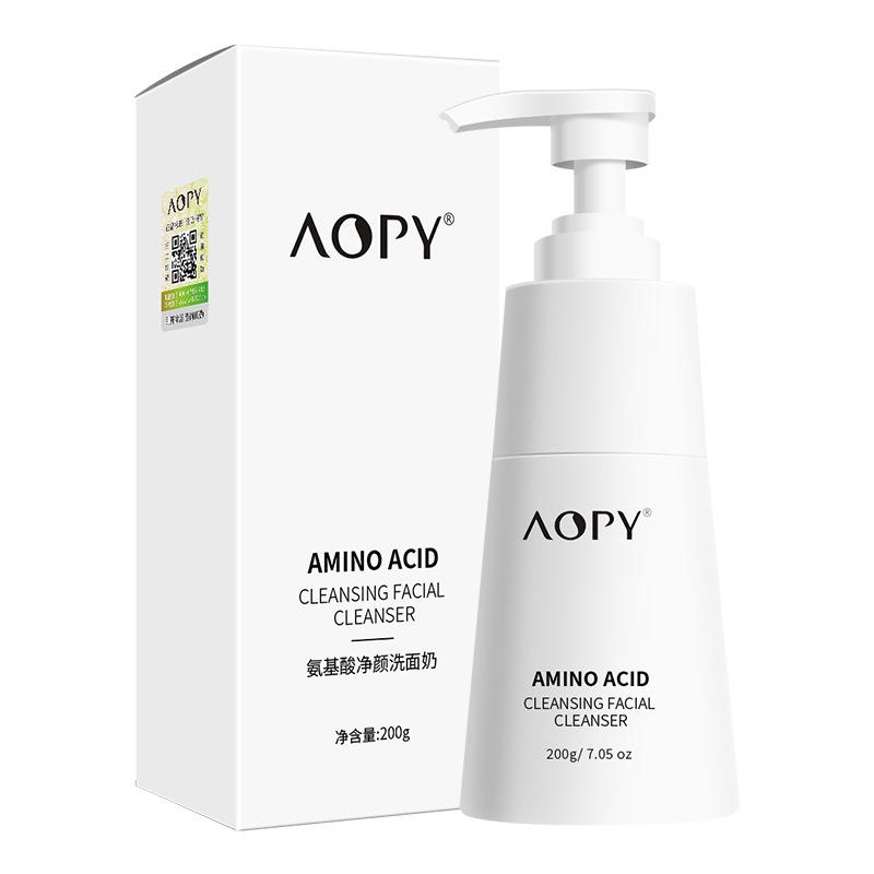 

Очищающее средство для лица с аминокислотами для женщин и мужчин Очищающее средство для лица Глубокое очищение Увлажняющее очищающее средство для лица 200g