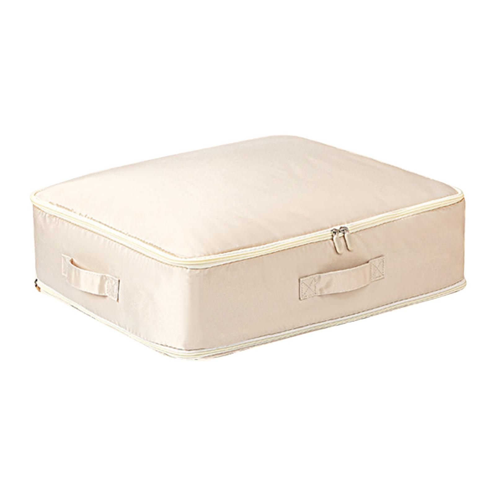 Большая сумка для хранения одеяла Функциональная сумка для хранения одеяла с ручками для переноски Экономящие место контейнеры для одеяла M