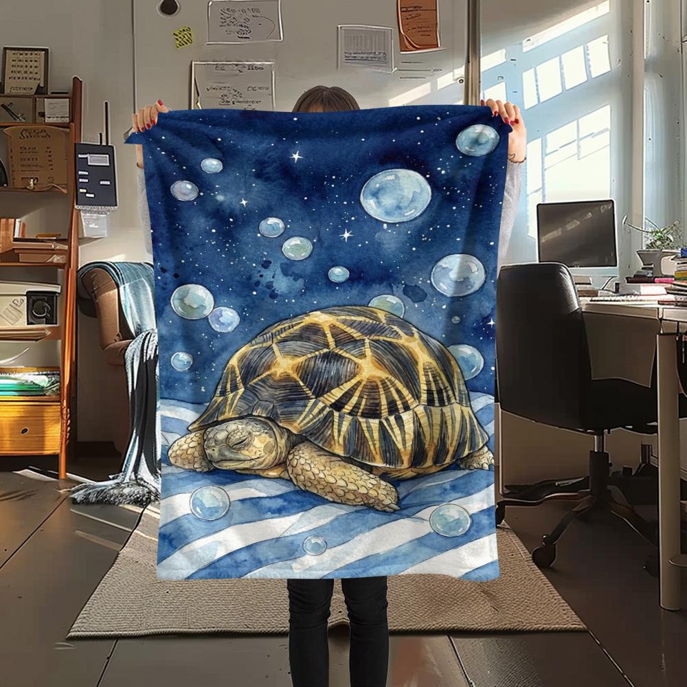 

1PC Fairy tale style Print FlAannel Blanket, High quality Comfortable for All Seasons, Home Decor, Warmth and Comfort 80cm x 120cm