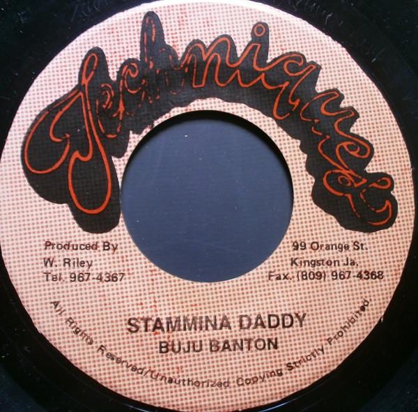 

7inch Record BUJU BANTON - Stammina Daddy NONE Techniques 1992 Jamaica Reggae, Ska & Dub Used