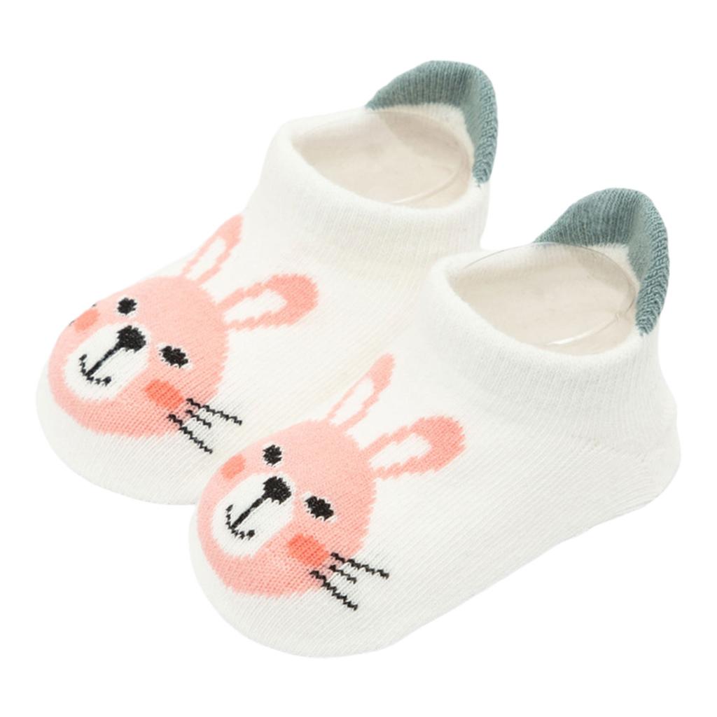 Citgeett Infant Newborn Baby Girl Boy Socks Anti Slip Short Socks Soles Spring Autumn Soft Cotton Socks