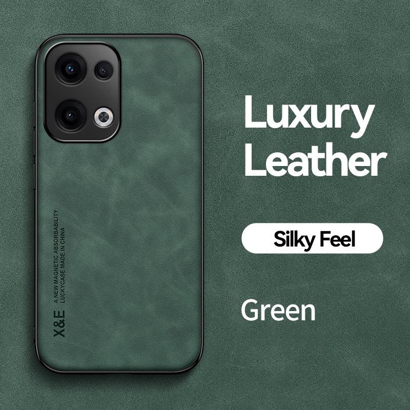 Funda For Oppo Reno 13 Pro 13F 4G 5G Case Car Magnetic Holder Leather Phone Case for Reno13 13pro 5G Soft Frame Shockproof Cover