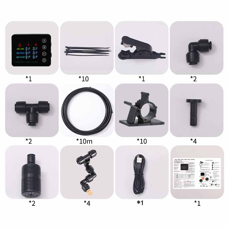 Intelligent Reptile Spray Humidifier Control Automatic Mist Rainforest Timing Spray System Kit Rainforest Irrigation Timer