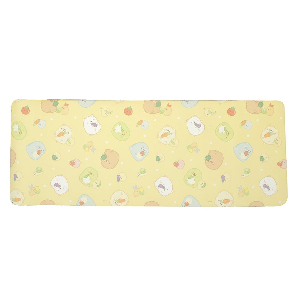 Marushin Kitchen Sumikko Gurashi Vegetable H45 x 6586076200 Mat, Rolling, Wipeable, Water-Repellent, Non-Slip, PVC, Approx. W120cm,