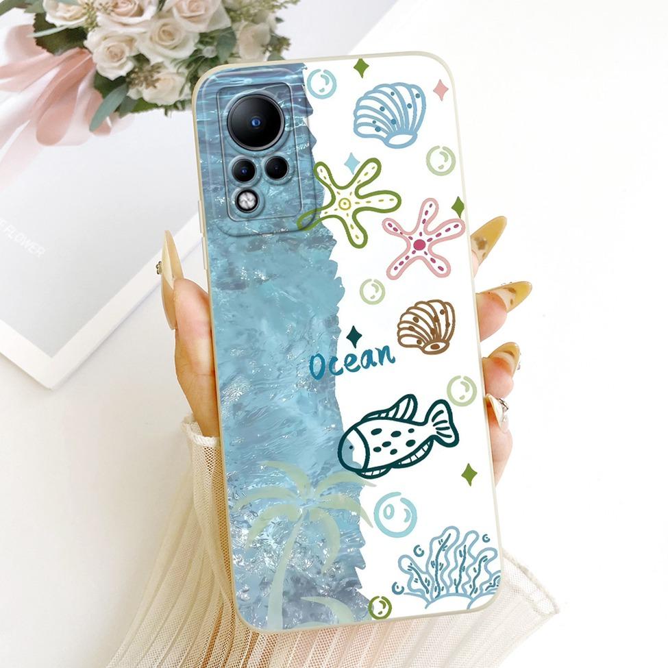 Casing For Infinix Note 11 Cover Fashion Cartoon Cute Funny Painted Silicone Phone Case For Infinix Note11 X663 X663B