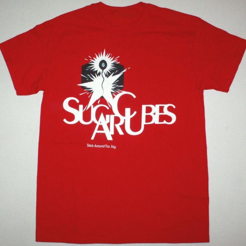 THE SUGARCUBES STICK AROUND FOR JOY Bjork Shirt Classic Red Unisex S-5XL IM1197 S разноцветный