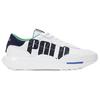 Polo Ralph Lauren Train 89 Leather Logo Round Toe Low Top Casual Shoes Men sneaker White 100048542WHITE/MULTI