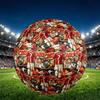 Cristiano Ronaldo Print Size 5 Soccer Ball, PU Wear Resistant Football for Match Training and Daily Practice, Birthday Gift for Soccer Fans