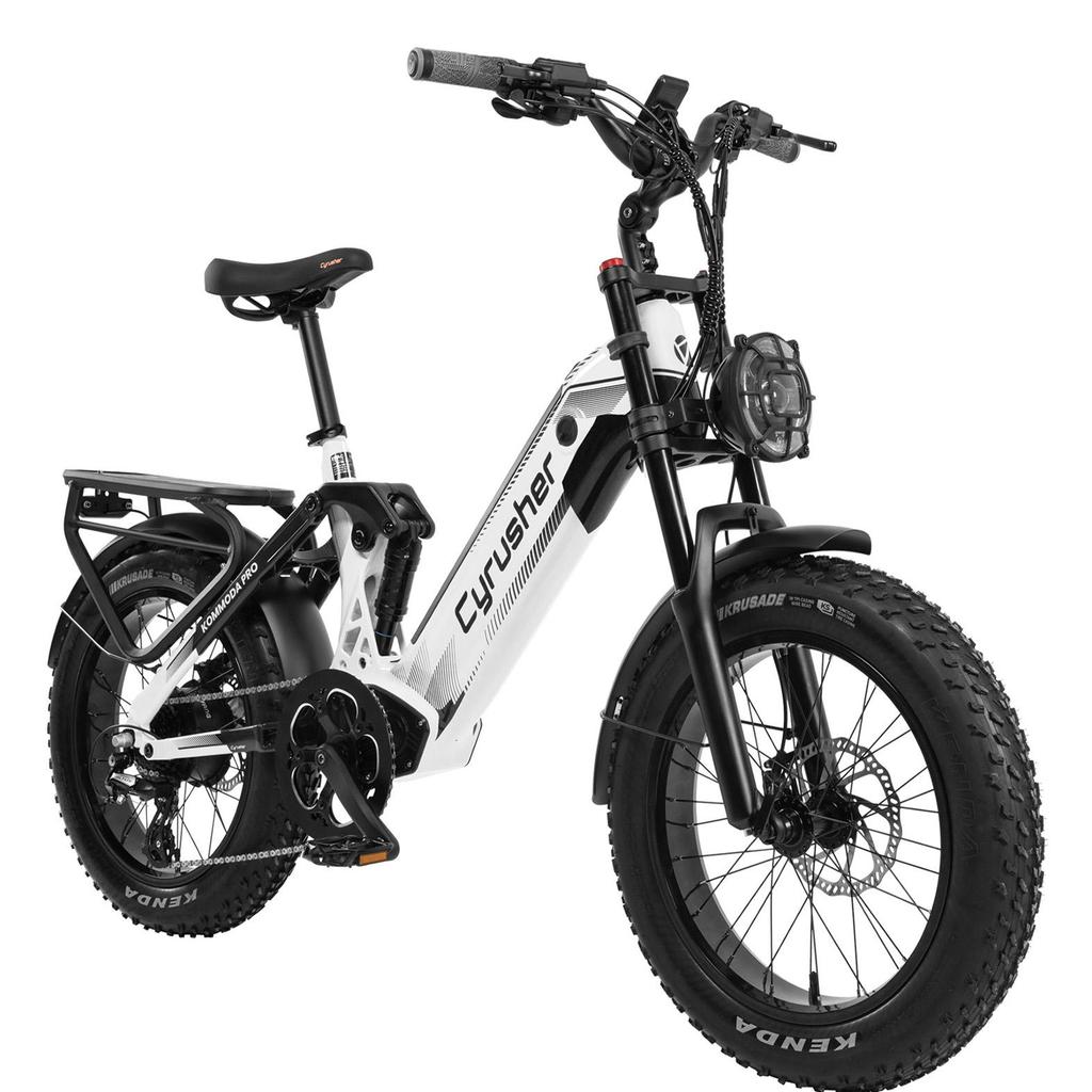 Cyrusher Kommoda Pro E-Bike 250W Leistungsstarker Motor 52V20AH Batterie Mountain Elektrofahrrad 20 Zoll Reifen Hydraulische Bremse Elektrofahrrad