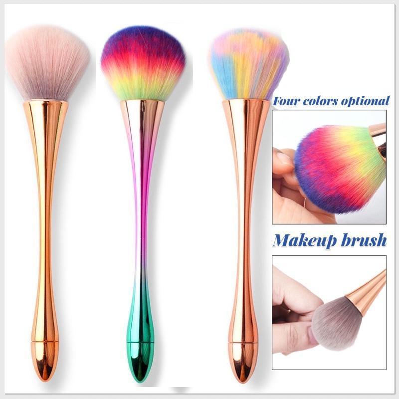 Kleine Taille Make-up Pinsel Rouge Pinsel Großer Make-up Pinsel Lidschatten Pinsel Tragbarer Rouge Pinsel Make-up Reinigungsbürste Gesichtspinsel Beauty Styling Werkzeuge