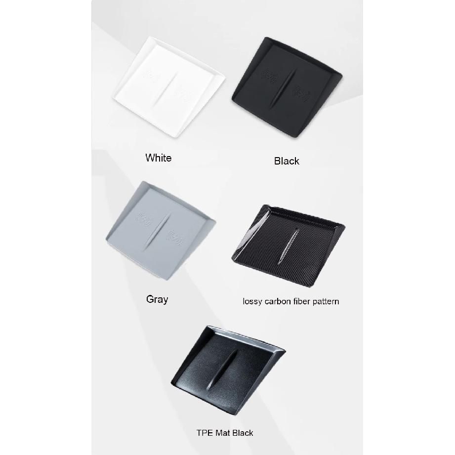 For Tesla Model 3 Highland 2024 Wireless Charging Pad Silicone Mat New Model 3 Center Control Cell Phone Anti-slip Silicone Mat