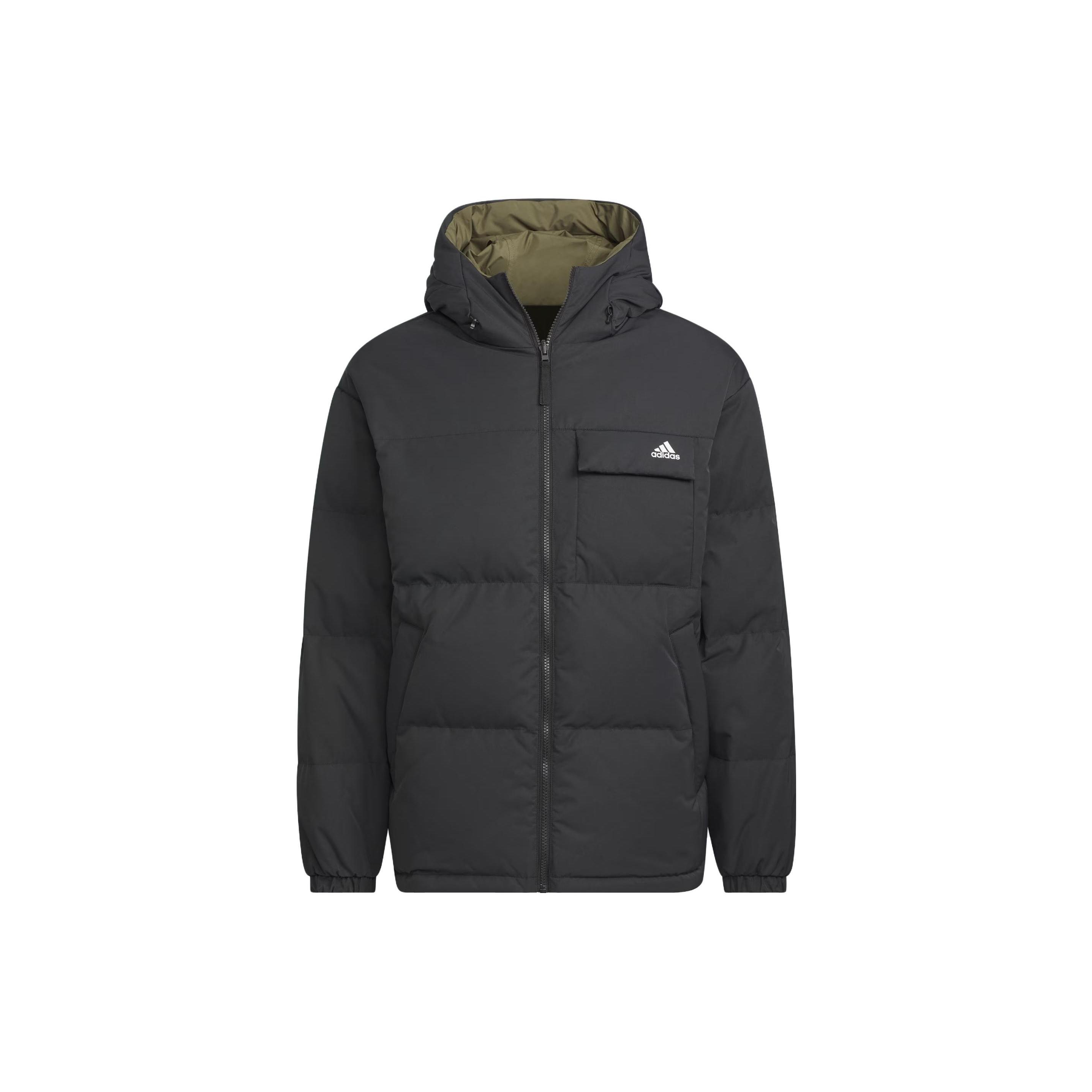 adidas Reversible Down Jacket Black Green Men s IV7569 M