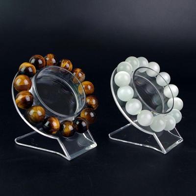 1Pcs Clear Acrylic Jewelry Bracelet Display Holder Bangle Organizer Rack Acrylic Bracelet Display Collar Stand Holder