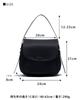 Edyta Shoulder Perfect for Everyday Black Women's Handbag, EDT-206, Lightweight, One-Handle, Bag, Freestanding, Waterproof, Use,