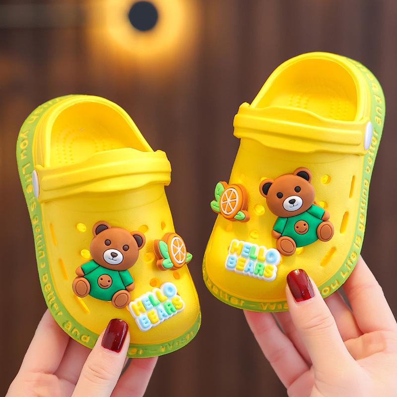 Children's Cartoon EVA Clogs - Summer, Non-Slip, Cute Slippers for Boys & Girls