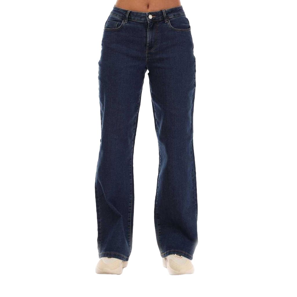 Vero Moda Womens/Ladies Elly Mid Rise Wide Leg Jeans