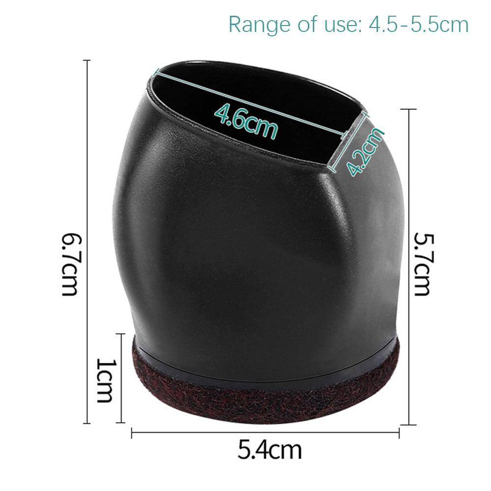 5Pcs Pulley Chair Foot Cover Computer Chair Rollers Fixer Office Universal Wheel Protector Wheel Anti-slip Foot Pad