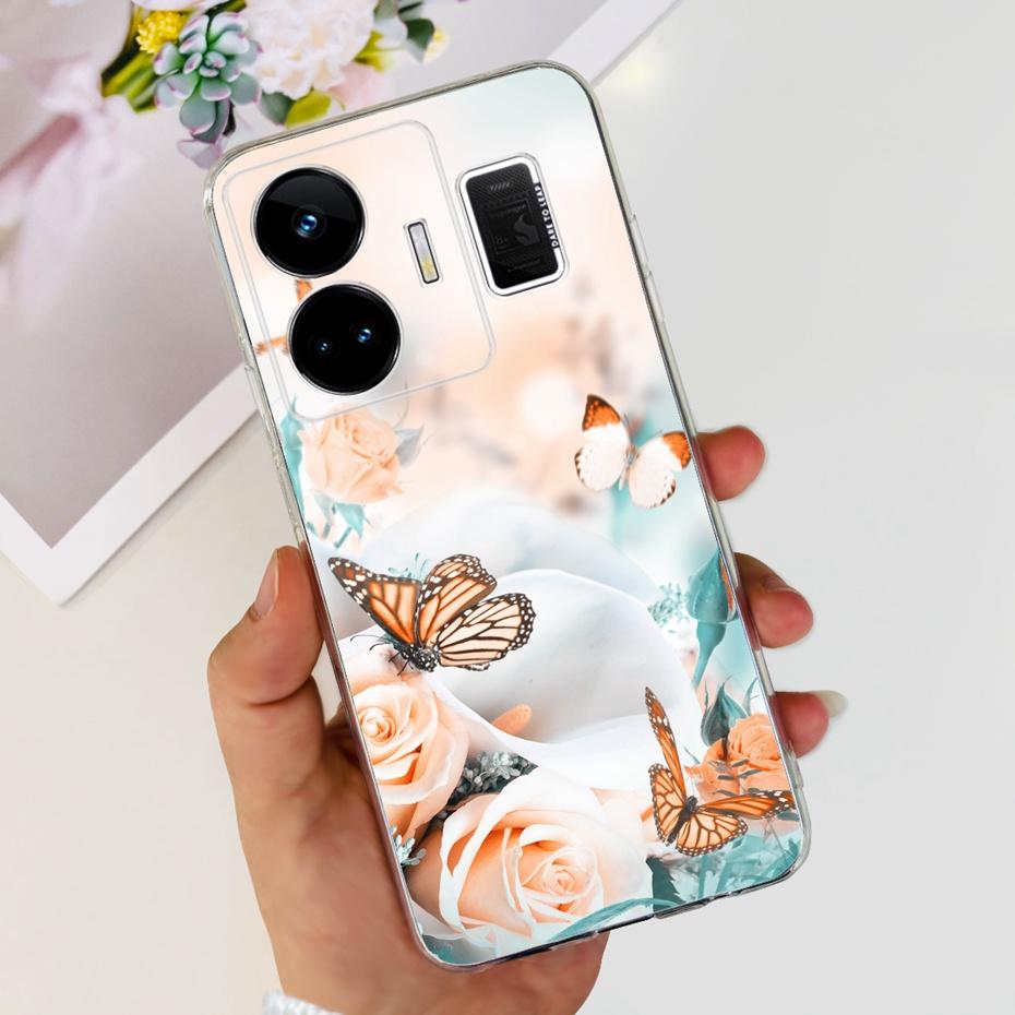 Fashion Pattern Phone Case For Realme GT Neo 5 GT3 240W Soft Silicone TPU Back Cover For Realme GT3 GT Neo5 RMX3706 RMX3709