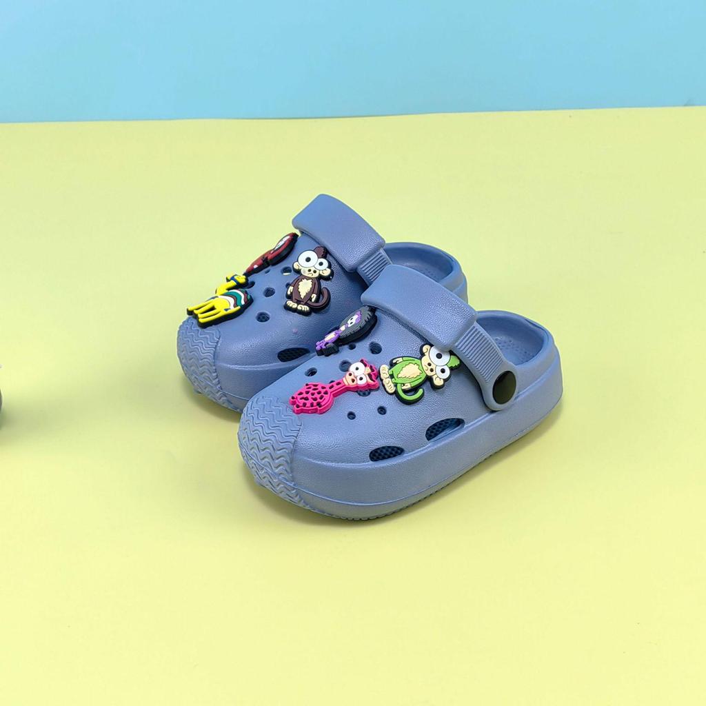 Kids' Cartoon Clog Sandals: Summer Beach & Indoor, Cute for Boys & Girls