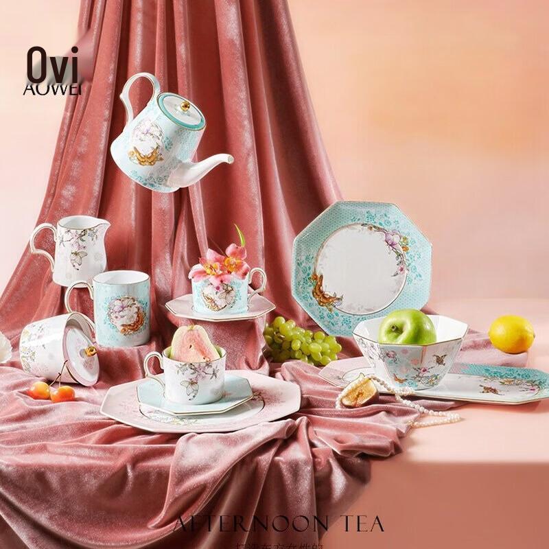 Aowei Minimalist Stainless Steel Tea & Coffee Set