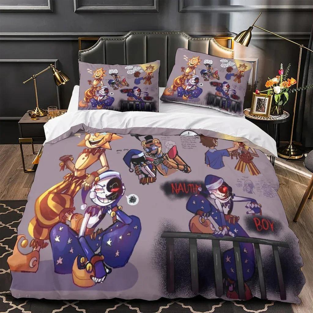 Game S-Sundrop M-Moondrop Duvet Cover Set Twin Queen King Size No Filling And Sheet Birthday Gift For Teens Bedroom Decor