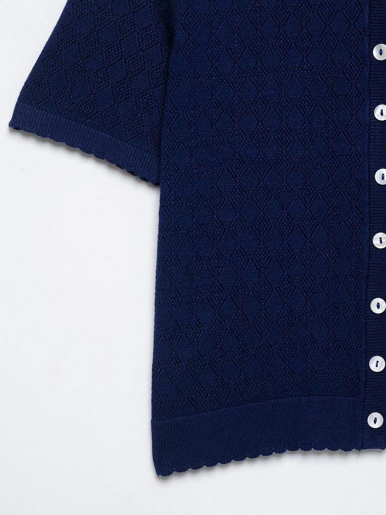Summer 2026 Women's Loose Slimming Short Sleeve Knit Cardigan