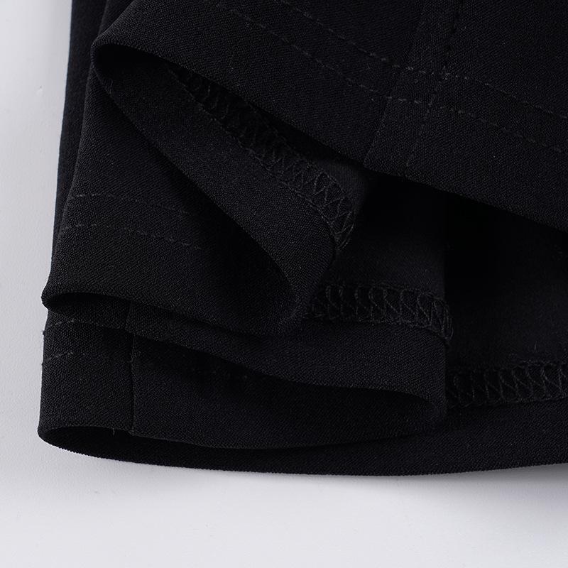 Elegant Slimming One-Shoulder Two-Piece Illusion Top with Waistband