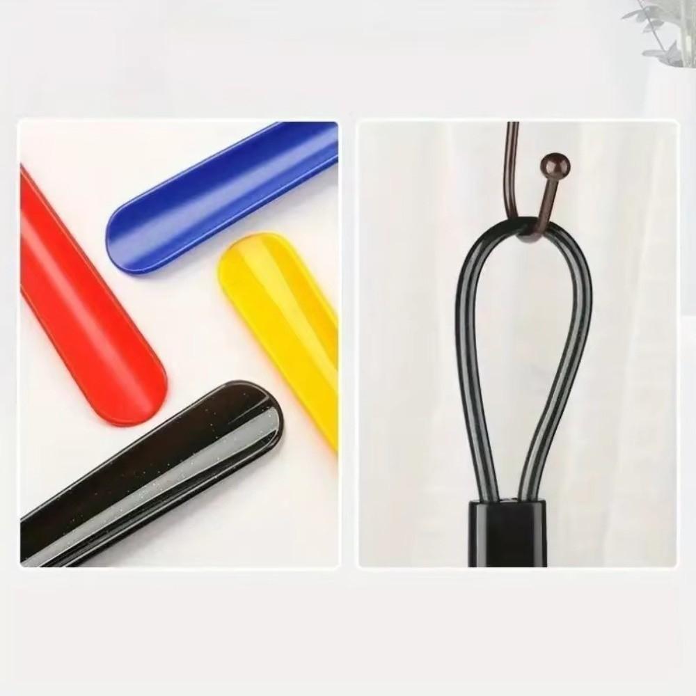 Professional 30cm Shoe Horn Plastic Long Handle Shoehorn Sturdy Spoon Shape Shoes Lifter Shoes Accessorie