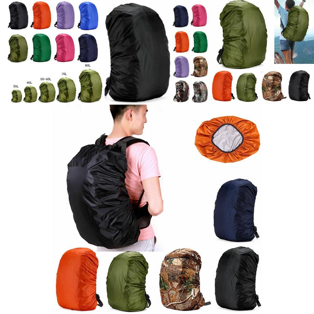 35l-80l Wasserdichter Staubdichter Tragbarer Camping Rucksack Reisetasche Mit Regenhülle Für Outdoor-Abenteuer