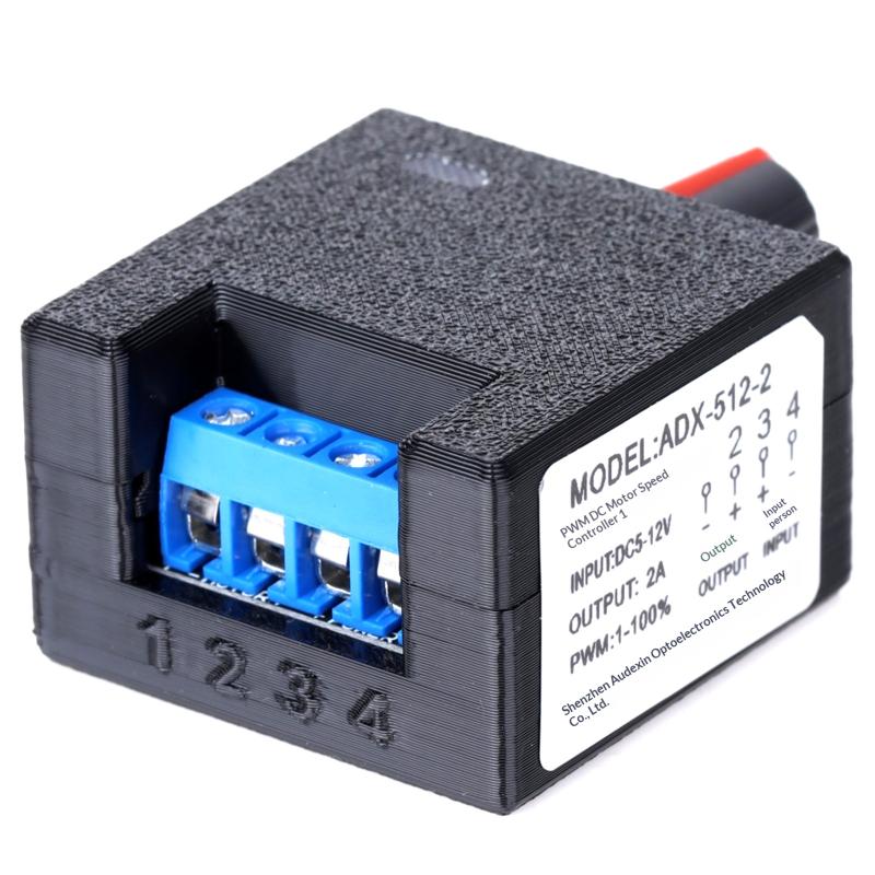 DC 5-12V 2A PWM Motor Drehzahlregler Computer Lüfter Motor Modifikation DIY Wasserkühlung Radiator Gehäuse