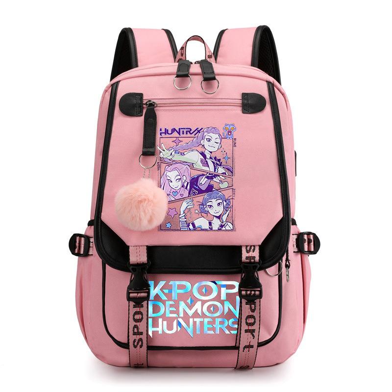 Witch Hunter Animation Cartoon Printed School Bag Large Capacity Junior High School Student Backpack