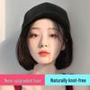 Bob Wig Cap: Women's Versatile Short-Style Synthetic Hair Baseball Cap for Full Gray Hair Coverage.