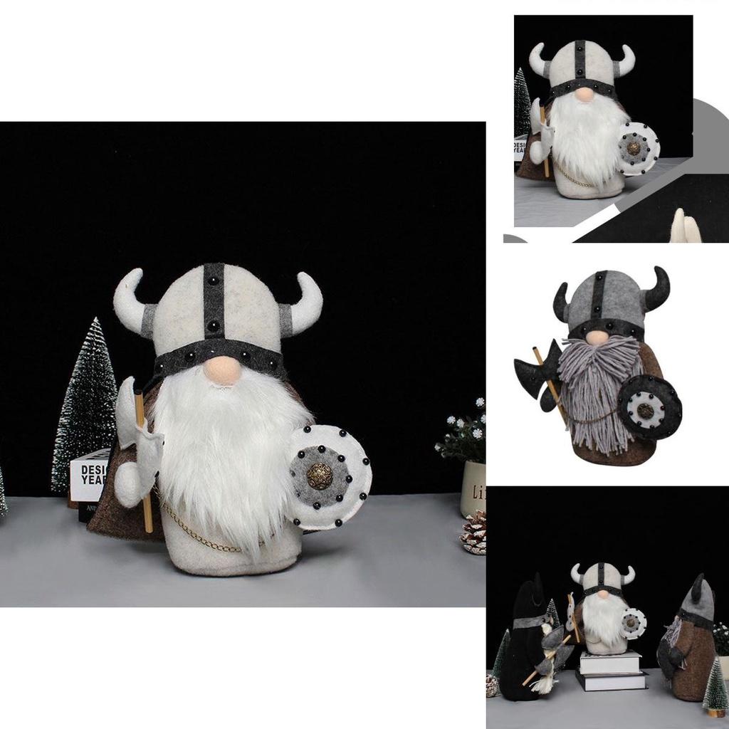 Whimsical Viking Gnome Plush Doll Perfect For Festive Scandinavian Celebrations