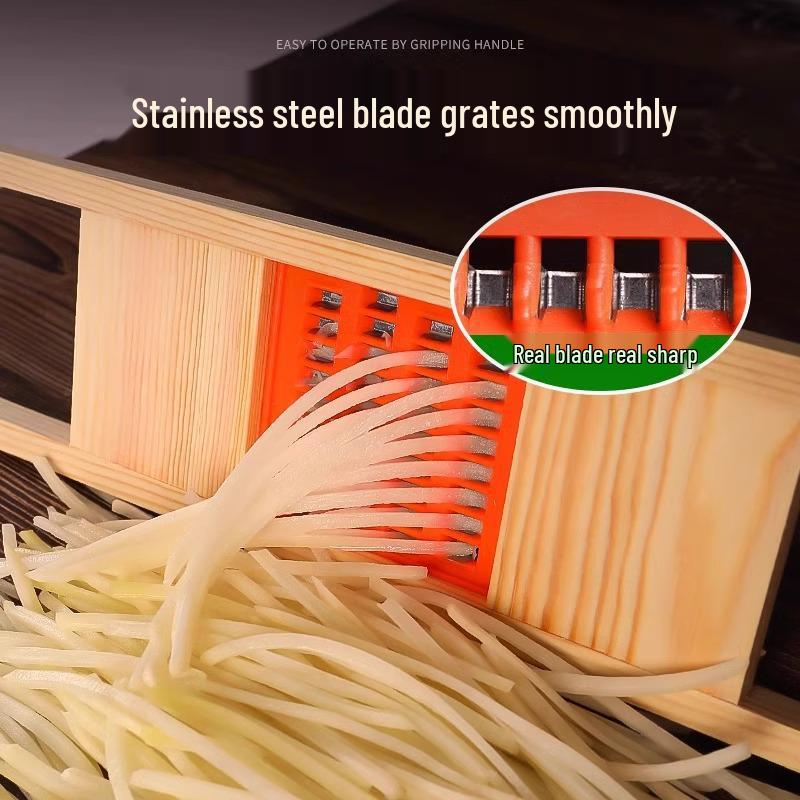 Thick Potato Shredder: Safe Handheld Grater for Peeling, Slicing, and Shredding Vegetables