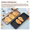 Toastform Rechteckig Antihaft-Backform Backblech Küche Küche Kochen Kuchenform mit Abnehmbarem Boden