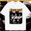 RUID UNT Tee Loose Round Neck Tshirt Vintage Men's Tees Summer  Shirt Streetwear Oversize Clothes