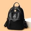 Schoolbag Popular Backpack Women's New Large-capacity Leisure Travel Backpack Soft Leather Fashion Schoolbag Women's Bag